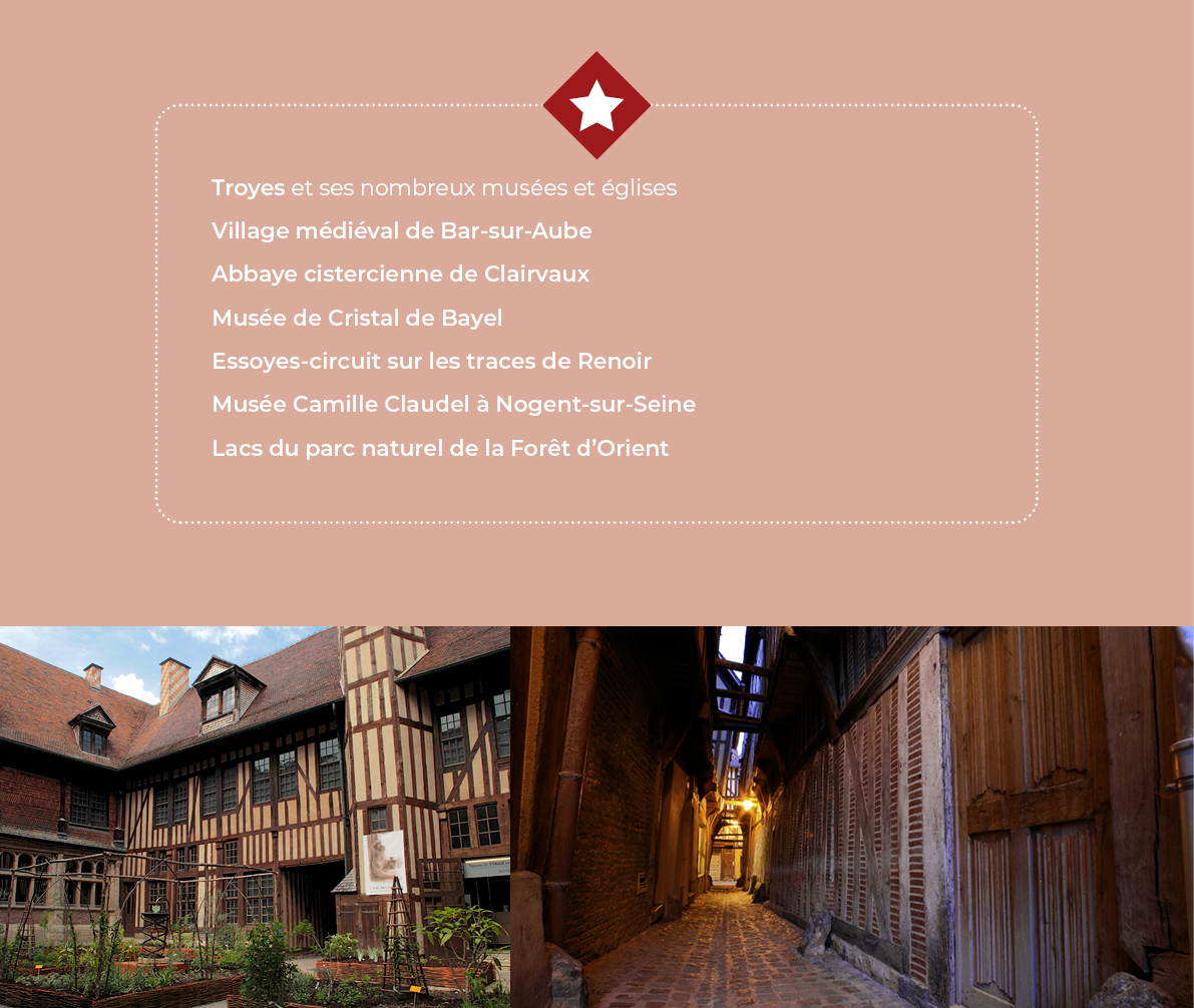 Troyes et ses nombreux mus es et  glises Village m di val de Bar-sur-Aube Abbaye cistercienne de Clairvaux Mus e de C   