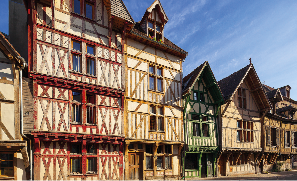 5 maisons à pan de bois rue Kleber