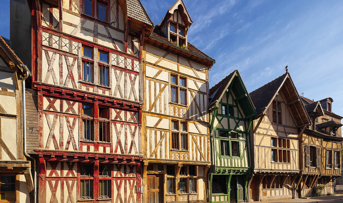 5 maisons à pan de bois rue Kleber