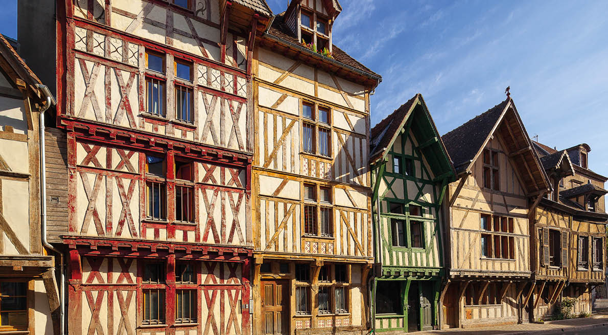 5 maisons à pan de bois rue Kleber